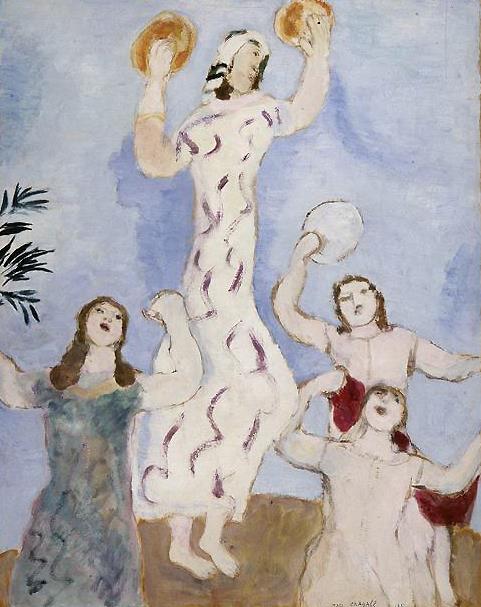 Miriam danse le contemporain Marc Chagall Peintures à l'huile